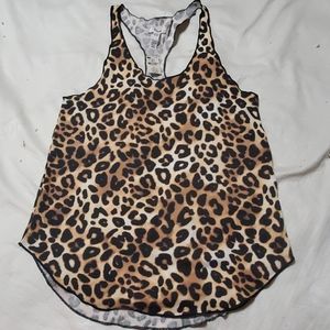 Vs Pink leopard print tank